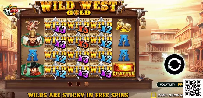 Imagen amplia de Wild West Gold Megaways con temática western